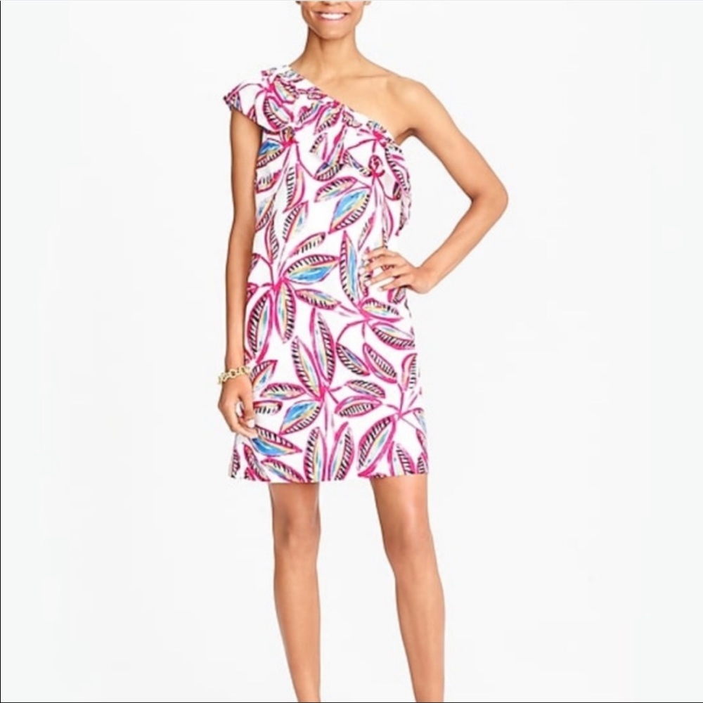 Jcrew one shoulder dress